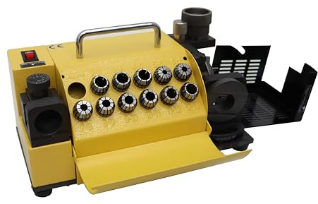 PreAsion 110V MR-13A Drill Bits Sharpener 3-13mm End Mill Sharpener 100-135 Angle Grinding Machine Twist Drill High-Precision Sharpening Tool