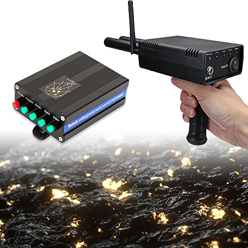 3D-Scan Metalldetektoren, Tragbarer Metalldetektor 12V mit Dual-Sonde Positionierung Suchbereich 1000m für Goldmünze Hunt Relikte Schmuck