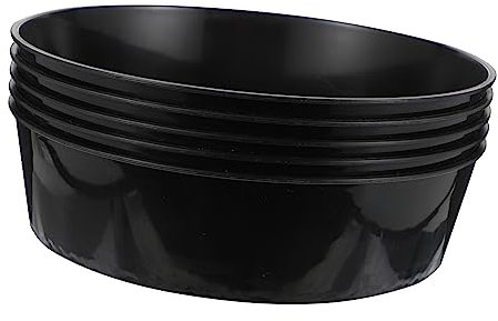Gogogmee 5stücke Kunststoff-gartensieb Schwarz Für Balkon Und Bepflanzung Leicht Und Robust Zum Aussieben Von Unkraut