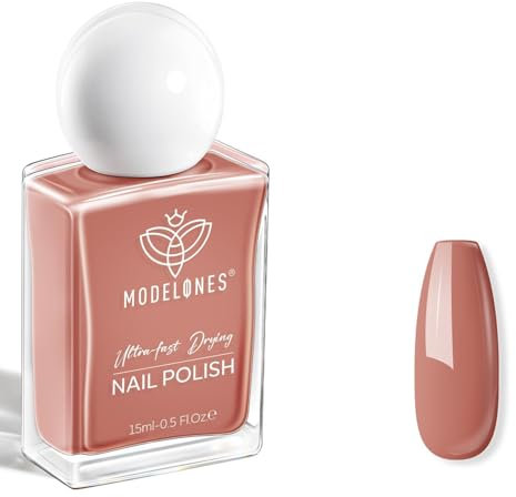 Modelones Nuder Nagellack, 15ml Glänzend Schnelltrocknender Langanhaltender, Nagellack für DIY Nail Art Maniküre Salon, ihr Weihnachtsgeschenkbox