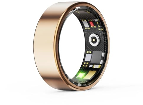 Cuifati Smart Ring Health Tracker, Anillo Inteligente para Hombre, Anillos de Salud Impermeables para Mujeres y Hombres, 7 Días de Duración de la Batería, Actividad y Seguimiento del