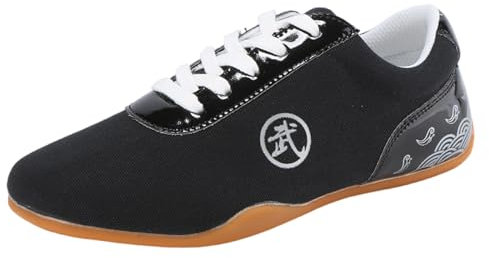 Kraftpaid Taekwondo Schuhe,Kung Fu Tai Chi Sportschuhe,Karate Schuhe,Ergonomisches Design,Langlebig Und rutschfest,FüR Erwachsene Taekwondo Training Boxen Karate Kung Fu Frauen Und Kampfsport