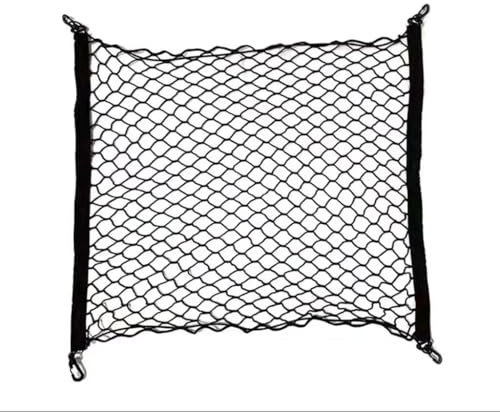 MMHGFIR Auto Kofferraumnetz, Für VW Golf 7 7.5 GTE GTD GTI 2012-2020 Einstellbar Elastisches Cargo Mesh,Gepäcknetz Auto Organizer Netze Kofferraum ZubehöR