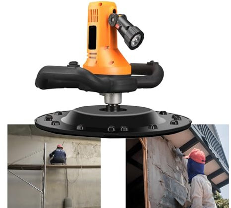 WHYYDSS 2880W Electric Concrete Cement Mortar Trowel Wall Smoothing Polishing Machine, 110V/220V Adjustable Speed Cement Mortar Trowel, Handheld Wiper Plastering Bucket Trowel Tools