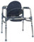 Azione Salute Cómoda WC Plus 4 en 1 plegable ligera silla de ducha, elevador de inodoro con bandeja de fuelle