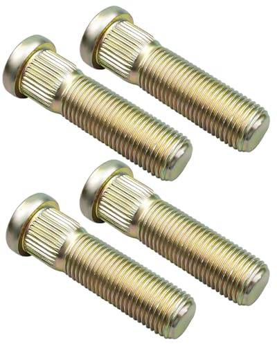 AUGREX 4 Pcs Golf Lug Wheel Stud Bolts Fit for Club Car DS Gas Electric 1982-up, Replace 101922201 416-061 1034779-01 1011304 102353401