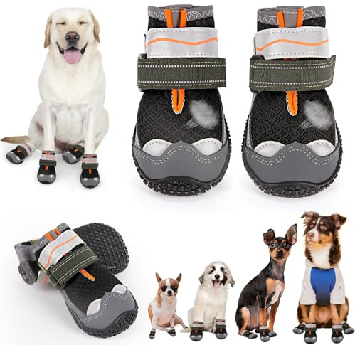 Hundeschuhe für große, kleine, mittelgroße Hunde, Sommer, Größe 8