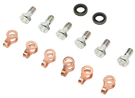 Kraftstoffrücklauflinie Banjo Bolt Kit 3905307 Ersatz für Kit für 12V -Motoren Verbesserte Versiegelung Leistung Ideal für Motorwartung 6BT