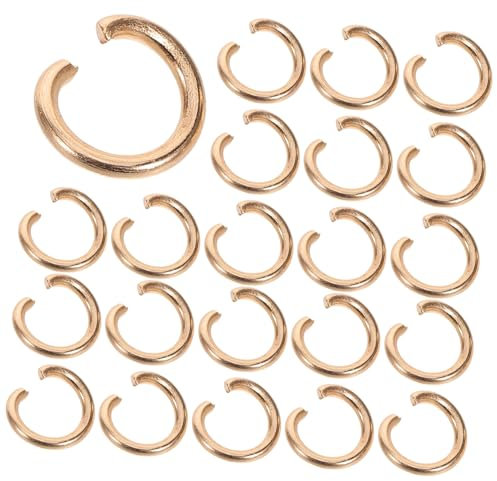DIYEAH 30stücke Verbindungsringe Für Diy-projekte Halsketten Und Armbandreparatur Spaltringverbinder Offene Biegeringe Zum Basteln