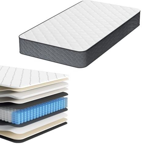 ISOISL Matratze Taschenfederkernmatratze 180x200 cm |ergonomische Härtegrad H3 mit 7-Zonen Matratze | Öko-TEX® & CertiPUR® Zertifiziert | Höhe 22cm
