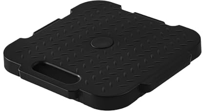 Vassoio mobile con ruote, carrello per traslochi mobili, carrello D-olly per elettrodomestici, con supporto per carichi pesanti, ruote lisce e silenziose, 31,5 x 31,5 x 3 cm, per casa, ufficio, camera