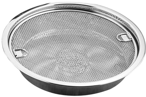 Escurridor de Metal 1 Juego de Acero Inoxidable Plata | Escurridor de Platos, Escurridor Verduras, Escurridor de Aceite, Coladores de Malla Fina