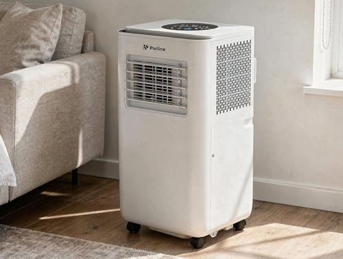 Aire Acondicionado portátil 7000 BTU con deshumidificador y termostato COOLY 7000N Purline