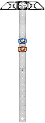 VIDOO Hooked On Wood Line Master HD38 Regla True Mark HD38V Trazador Acero Hadfield Ajustable-800mm