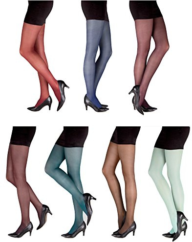 Compressana Calypso 140 den - Feinstrick Stützstrumpfhose in den Trendfarben 2017 - effektive Stützwirkung mit 15-18 mmHg Kompression (Stütz-Klasse 3) - Größe V - Farbe aubergine - 1 Stück