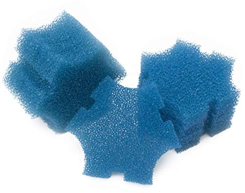 LTWHOME Blau Rauh Ersatz Filterschwamm Passend für Oase SwimSkim 25 Start Skimmer Koi Filter(12 Stück)