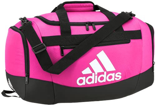 adidas Borsone sportivo unisex Defender IV, grande, per uomini e donne, borsa da palestra durevole, Team Shock Rosa, Small (38L), Defender Iv - Borsone sportivo grande per uomo e donna, resistente