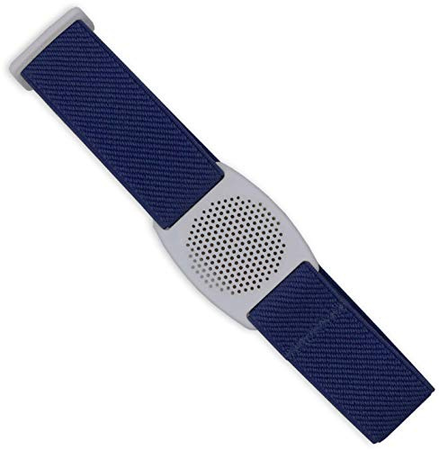 Diasticker® | Freestyle Libre 2 - Fascia da braccio per sensore/Protezione sensori | Flessibile | Fascia protettiva per sensori Freestyle Libre 2 | Griglia: Bianca (Large: 35-45 cm, Marino)