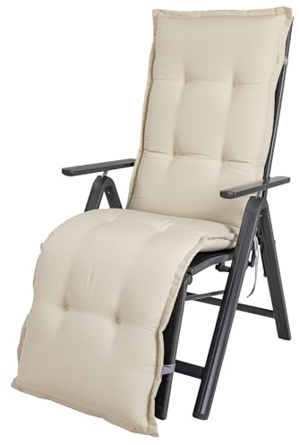 Kettler Polen KETTtex 2081 Auflage Relaxliege Florence beige 168x49x8 cm Sitzpolster (ohne Stuhl)