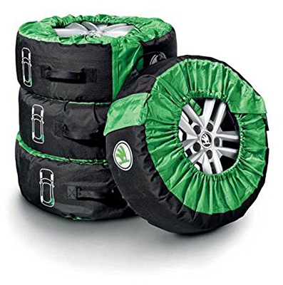 Skoda 000073900L Reifentasche für Kompletträder bis 18 Zoll Schutztasche Reifen Räder Lagerung