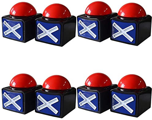 Lot de 8 buzzers de , alarme sonore avec lumière quiz Got Talent Buzzer