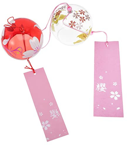 KITANDOVE Carillon À Vent De Style Japonerie Décoratif Simple en Verre Cloche À Vent pour Décoration Intérieure