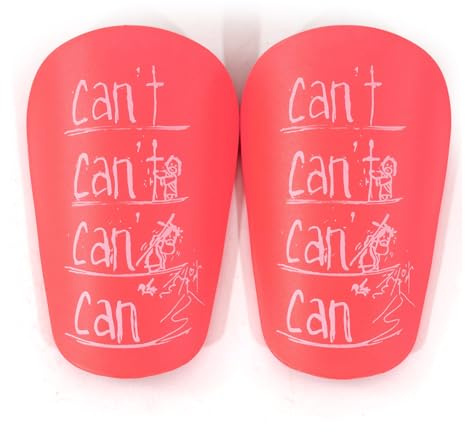 Zinueen Kleine Schienbeinschoner für Fußball - 2 Stück Mini Schienbeinschoner, Schutzausrüstung für Männer, Frauen, Kinder & Mädchen (Rosa, 8 * 5CM)
