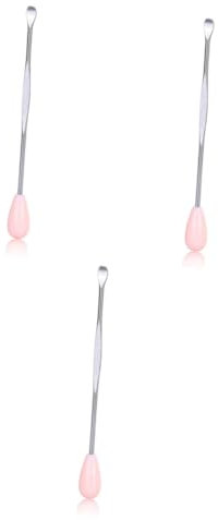 FOMIYES 3st Ohrkürette Ohrenschmalz -tool Entferner Für Ohrstöpsel Tupfer Zum Entfernen Von Ohrenschmalz Ohrenreiniger Abtupfen Rosa