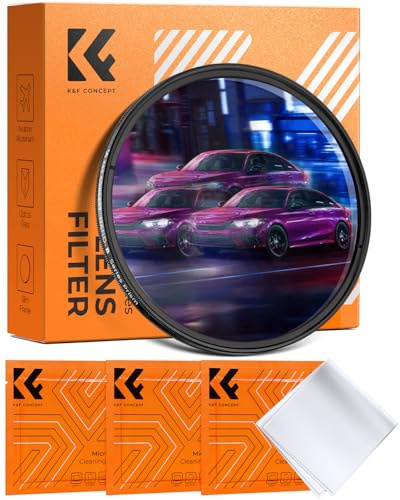 K&F CONCEPT 77mm Kaleidoskop Prisma Filter Prisma | Filter Prisma Spezialeffekt Kamera,Optisches Glas,Nano-Basic,FE104