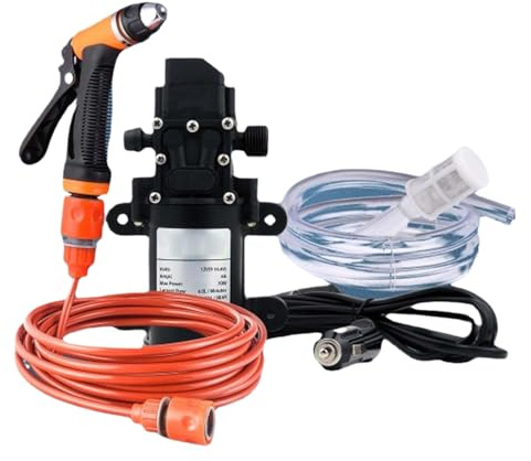 Laveur de Voiture – Outil de Nettoyage sous Pression 12V, Pompe de pulvérisation rechargeab| Laveur de Voiture portabet léger pour Nettoyage extérieur de camions, netoyage des Roues et