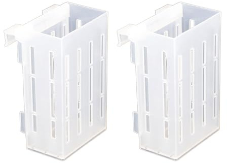 Lot de 2 pots de fleurs hydroponiques pour aquariums de 10/15/20 mm d'épaisseur