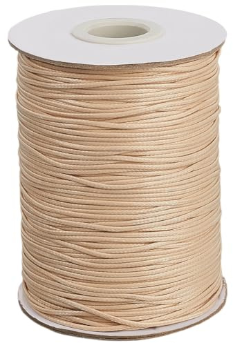 SOFPLATE 155 till 160 m 1 mm vaxad tråd pärltråd koreanskt vax polyester makrame hantverkare rund pärltråd snöre för armband halsband smyckestillverkning sömnad knutning gör-det-själv hantverk
