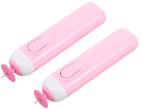DECORNIJIA 2 Pezzi Penna Elettrica Quilling Strumento Slotted per Arrotolare Carta per Progetti DIY Utensile Preciso e Versatile per Artigianato Carta per Principianti e Esperti