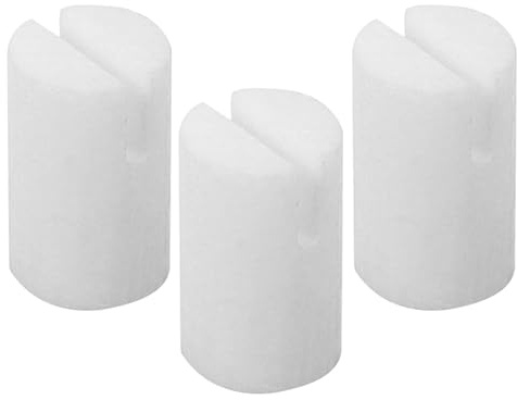 Toyvian Cejuela de Hueso de Banjo Blanco 3 Piezas Construcción Estable y Sonido Excelente para Accesorios de Banjo de 5 Cuerdas