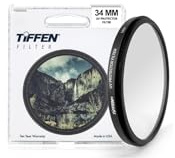 Tiffen 34UVP - Filtro de protección UV (Anillo de 34mm), Color Negro