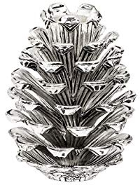EDZARD Kerzenleuchter Kerzenhalter Zapfen für Stabkerze, Aluminium vernickelt silberfarben, Höhe 9 cm