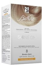 Bionike Shine On - Trattamento Colorante Capelli, Kit Tinta per Cute Sensibile Senza Ammoniaca, Azione Nutriente e Protettiva, Dona un Colore Naturale e Brillante, Copre i Capelli Bianchi