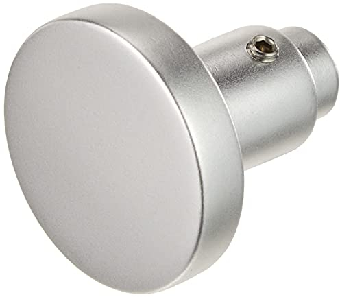 Alpertec 40111960K1 Aluminium Knopf - Lochteil F1 silber eloxiert Ø 50 MM Drückergarnitur Türdrücker Türbeschläge Neu