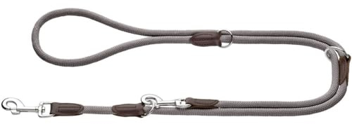 HUNTER Guinzaglio da Passeggio Regolabile Freestyle, 10/200grigio, Corda