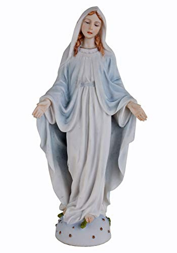 Madonna Art Nouveau Figur auf Weltkugel & Schlange stehend Maria Jugendstil Wohnbereich WU76252AA Palazzo Exklusiv