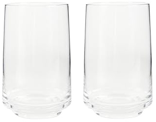 Denby USA CNV-802/2 Natural Canvas Set of Two, Glass, Set of 2 Large Tumblers