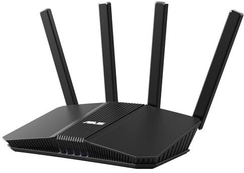 ASUS RT-BE55 - Router Inteligente AiMesh Extensible con WiFi 7 (802.11be) de Doble Banda, 3600 Mbps, Puerto 2.5G, hasta 3 SSID para Dispositivos IoT, Controles parentales y VPN, Seguridad de Red