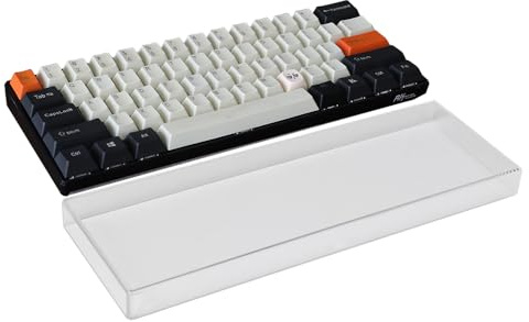 Funda protectora acrílica para teclado, protector transparente para teclado mecánico, compatible con teclados de juegos de computadora de 60/61/64 teclas (11.5 x 4 x 0.7 pulgadas)