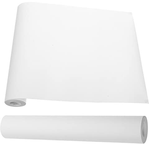LALAFINA 2rollen Zeichenpapierrolle Für Junge Mädchen Künstlerpapier Papierrolle Blankopapier Robustes Papier Für Buntstifte Filzstifte Und Malprojekte Transparentpapier Für Gemeinsame Akti