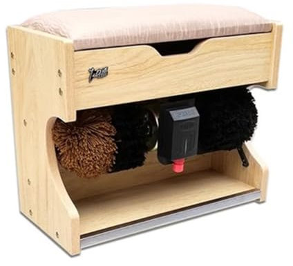 ZCBYBT Portable Electric Shoe Polisher Machine Household Shoe Polisher Brushe with Storage Box Multi-Purpose Cleaning Machine,D