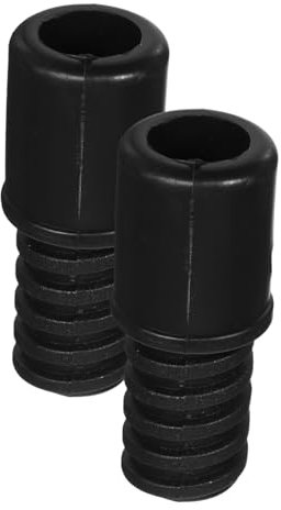 IWOWHERO 2pcs Broom Handle Connector Mop Handle End Cap Replacement for Dustpan Rod for Floor Cleaning Mop