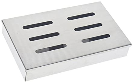 Abaodam Stainless Steel Smoker Box Bbq Smoking Box Wood Chips for Barbecue Grill Accessories
