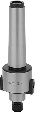 KIMISS M12 Thread Taper Milling Holder Arbor Tool - 138mm Length, MT3-FMB22, 22mm Groove for Milling Cutters (MT3-FMB22 M12)