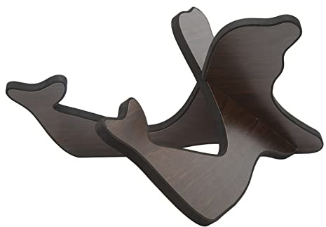 Yctze Supporto per Ukulele in Legno - Staffa per Display per Chitarra Rimovibile con Curve Eleganti per lo Stoccaggio Portatile e l'uso all'aperto (BLACK)