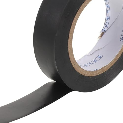 Alipis 10piezas Cinta Aislante Negra de Cinta Aislante Eléctrica Fina para Aislamiento de Cables y Reparación de Mazos de Cables Condiciones Climáticas Extremas Unidades